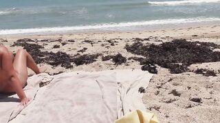 The Beachy Peach Loses Her Ass on the Beach