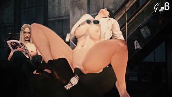 Hardcore Hentai with a woman on fire, variety of videos in categories like Deepthroat or Femdom