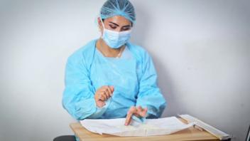 The Sexy Nurse in the Medical Wardrobe