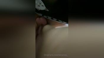 The loud fucking of the big woman in her garage